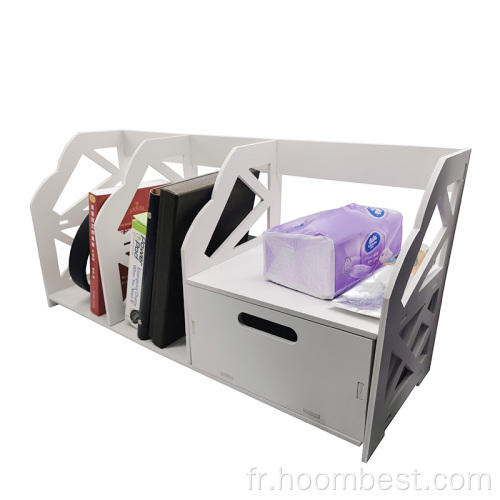 Accessoires de décoration de bureau pour organisateurs d&#39;échelles blanches